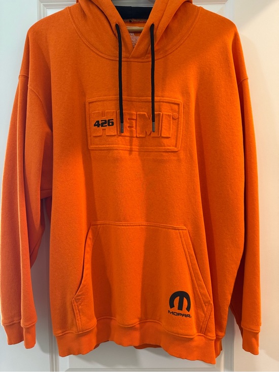 Hem Other - Hem Orange Pullover Hoodie with Embossed 426